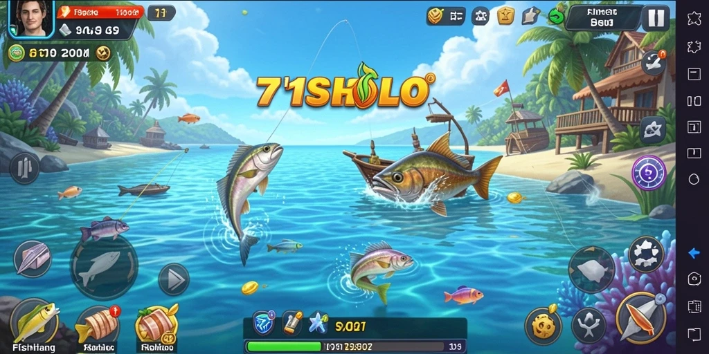 Tangkapan ikan yang menakjubkan di gameplay 171SLOT.