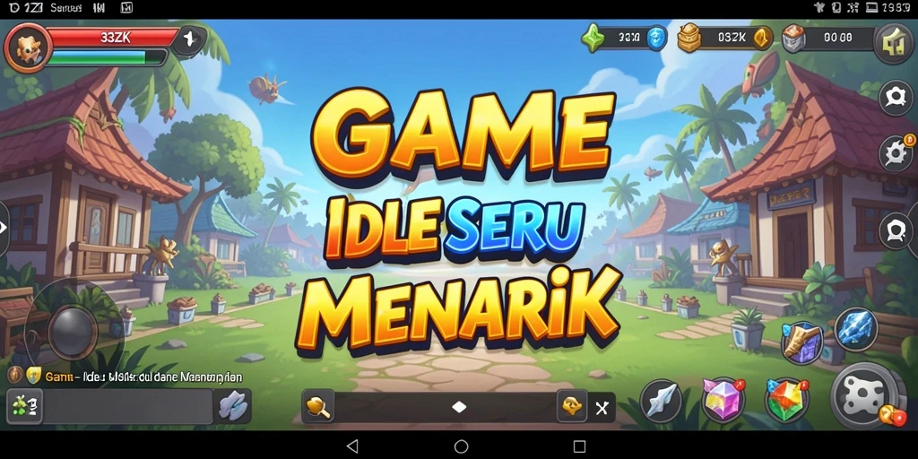 Tampilan gameplay seru dari 33ZK dengan elemen Idle.