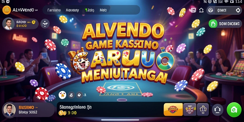 Tampilan gameplay ALVENDO yang menarik di dunia Kasino.