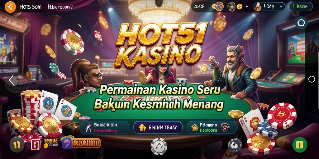 Tampilan gameplay HOT51 yang menakjubkan dan interaktif.