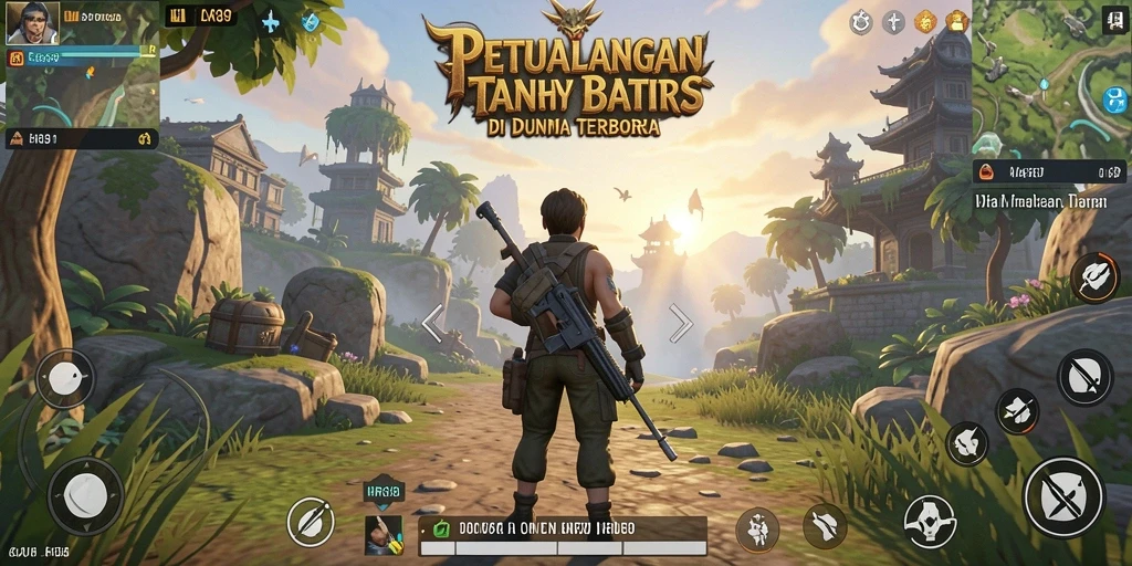 Tangkapan layar utama HR89 menampilkan gameplay yang mendalam dan interaksi yang seru di dunia terbuka.