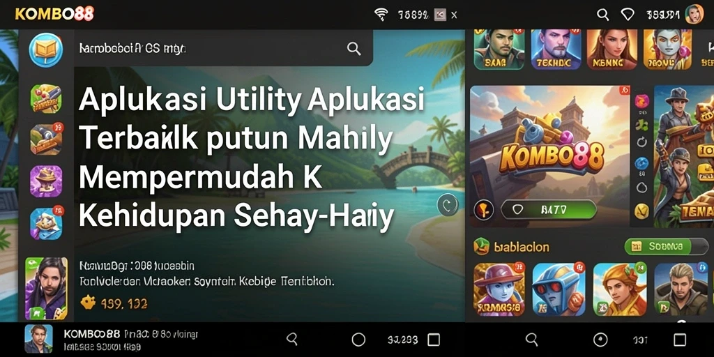 Tampilan antarmuka KOMBO88 yang intuitif dan user-friendly.