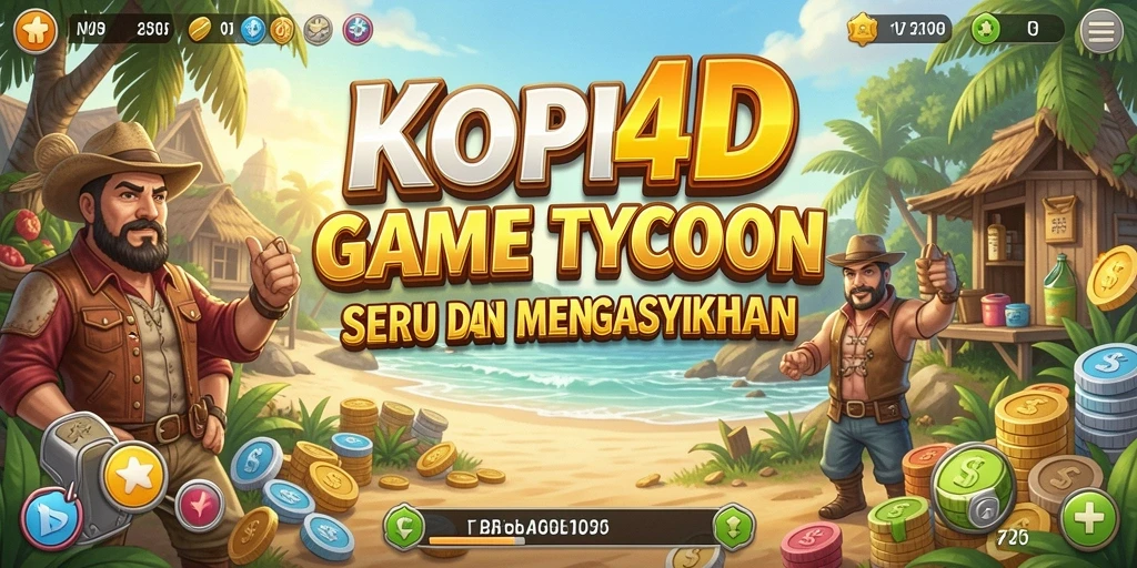 Tampilan gameplay KOPI4D dengan suasana kafe yang menarik.