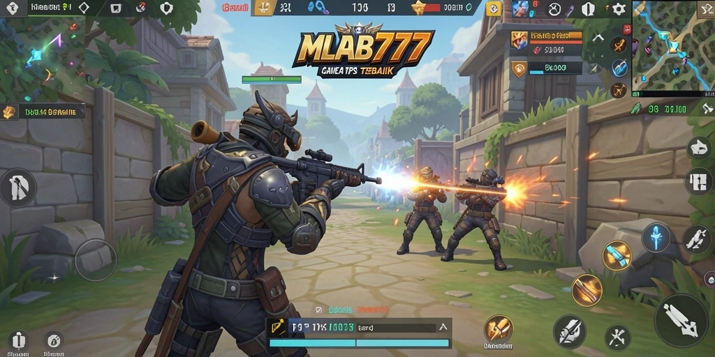 Tampilan gameplay seru dan mendebarkan dari MLBB777.