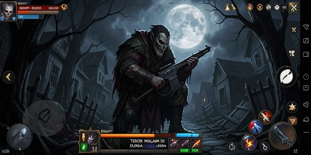 Screenshot RSNVIP7 menampilkan suasana menghantui dari gameplay yang menegangkan.